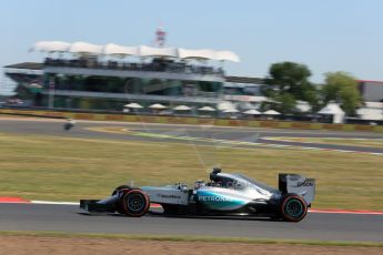 World © Octane Photographic Ltd. Mercedes AMG Petronas F1 W06 Hybrid – Lewis Hamilton. Friday 3rd July 2015, F1 British GP Practice 1, Silverstone, UK. Digital Ref: 1327LB5D9048