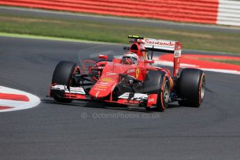 World © Octane Photographic Ltd. Scuderia Ferrari SF15-T– Kimi Raikkonen. Friday 3rd July 2015, F1 British GP Practice 2, Silverstone, UK. Digital Ref: 1328LB1D4129