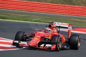 World © Octane Photographic Ltd. Scuderia Ferrari SF15-T– Kimi Raikkonen. Friday 3rd July 2015, F1 British GP Practice 2, Silverstone, UK. Digital Ref: 1328LB1D4130