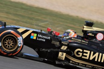 World © Octane Photographic Ltd. Lotus F1 Team E23 Hybrid – Romain Grosjean. Friday 3rd July 2015, F1 British GP Practice 2, Silverstone, UK. Digital Ref: 1328LB1D4142
