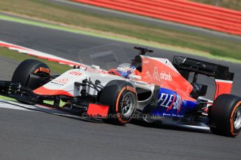 World © Octane Photographic Ltd. Manor Marussia F1 Team MR03B – William Stevens. Friday 3rd July 2015, F1 British GP Practice 2, Silverstone, UK. Digital Ref: 1328LB1D4149