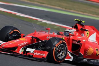 World © Octane Photographic Ltd. Scuderia Ferrari SF15-T– Kimi Raikkonen. Friday 3rd July 2015, F1 British GP Practice 2, Silverstone, UK. Digital Ref: