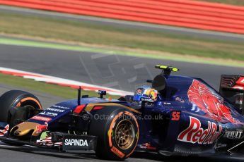 World © Octane Photographic Ltd. Scuderia Toro Rosso STR10 – Carlos Sainz Jnr. Friday 3rd July 2015, F1 British GP Practice 2, Silverstone, UK. Digital Ref: 1328LB1D4167