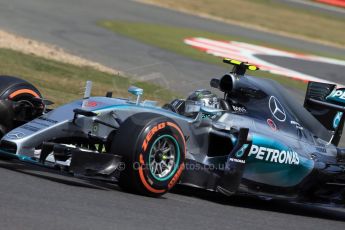 World © Octane Photographic Ltd. Mercedes AMG Petronas F1 W06 Hybrid – Nico Rosberg. Friday 3rd July 2015, F1 Practice 2, Silverstone, UK. Digital Ref: 1328LB1D4184
