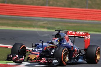 World © Octane Photographic Ltd. Scuderia Toro Rosso STR10 – Max Verstappen. Friday 3rd July 2015, F1 British GP Practice 2, Silverstone, UK. Digital Ref: 1328LB1D4224