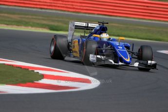 World © Octane Photographic Ltd. Sauber F1 Team C34-Ferrari – Marcus Ericsson. Friday 3rd July 2015, F1 British GP Practice 2, Silverstone, UK. Digital Ref: 1328LB1D4231