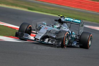 World © Octane Photographic Ltd. Mercedes AMG Petronas F1 W06 Hybrid – Nico Rosberg. Friday 3rd July 2015, F1 Practice 2, Silverstone, UK. Digital Ref: 1328LB1D4266