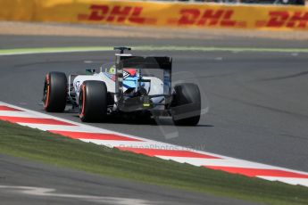 World © Octane Photographic Ltd. Williams Martini Racing FW37 – Felipe Massa. Friday 3rd July 2015, F1 British GP Practice 2, Silverstone, UK. Digital Ref: 1328LB1D4290