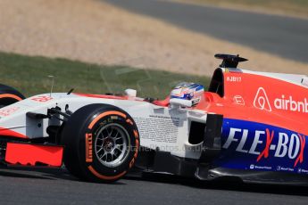 World © Octane Photographic Ltd. Manor Marussia F1 Team MR03B – William Stevens. Friday 3rd July 2015, F1 British GP Practice 2, Silverstone, UK. Digital Ref: 1328LB1D4306