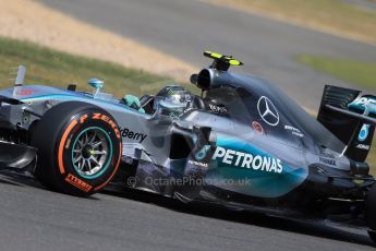 World © Octane Photographic Ltd. Mercedes AMG Petronas F1 W06 Hybrid – Nico Rosberg. Friday 3rd July 2015, F1 Practice 2, Silverstone, UK. Digital Ref: 1328LB1D4343