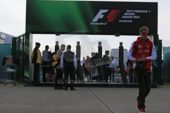 World © Octane Photographic Ltd. Scuderia Ferrari SF15-T– Sebastian Vettel. Saturday 4th July 2015, F1 British GP Practice 3, Silverstone, UK. Digital Ref: 1334LB1D4679