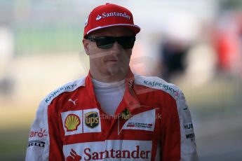 World © Octane Photographic Ltd. Scuderia Ferrari SF15-T– Kimi Raikkonen. Saturday 4th July 2015, F1 British GP Practice 3, Silverstone, UK. Digital Ref: 1334LB1D4776