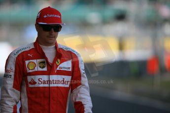 World © Octane Photographic Ltd. Scuderia Ferrari SF15-T– Kimi Raikkonen. Saturday 4th July 2015, F1 British GP Practice 3, Silverstone, UK. Digital Ref: 1334LB1D4812