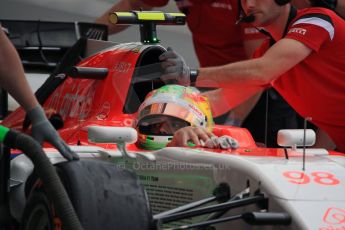 World © Octane Photographic Ltd. Manor Marussia F1 Team MR03B – Roberto Merhi. Saturday 4th July 2015, F1 British GP Practice 3, Silverstone, UK. Digital Ref: 1334LB1D4962