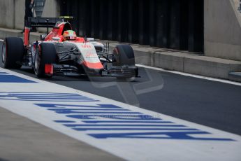 World © Octane Photographic Ltd. Manor Marussia F1 Team MR03B – Roberto Merhi. Saturday 4th July 2015, F1 British GP Practice 3, Silverstone, UK. Digital Ref: 1334LB1D5041