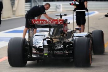 World © Octane Photographic Ltd. Lotus F1 Team E23 Hybrid – Romain Grosjean. Saturday 4th July 2015, F1 British GP Practice 3, Silverstone, UK. Digital Ref: 1334LB1D5053