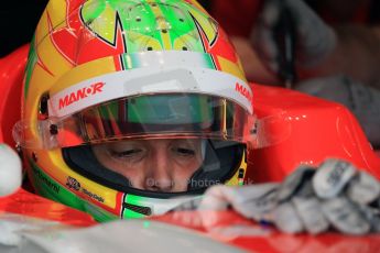 World © Octane Photographic Ltd. Manor Marussia F1 Team MR03B – Roberto Merhi. Saturday 4th July 2015, F1 British GP Practice 3, Silverstone, UK. Digital Ref: 1334LB1D5124