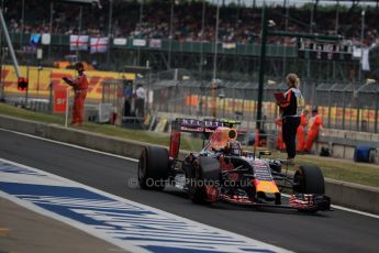 World © Octane Photographic Ltd. Infiniti Red Bull Racing RB11 – Daniil Kvyat. Saturday 4th July 2015, F1 British GP Practice 3, Silverstone, UK. Digital Ref: 1334LB1D5206