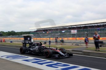 World © Octane Photographic Ltd. McLaren Honda MP4/30 - Jenson Button. Saturday 4th July 2015, F1 British GP Practice 3, Silverstone, UK. Digital Ref: 1334LB5D9382