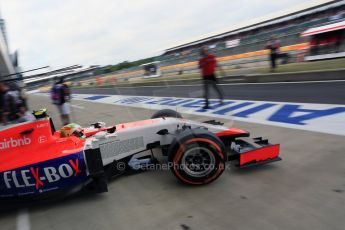 World © Octane Photographic Ltd. Manor Marussia F1 Team MR03B – Roberto Merhi. Saturday 4th July 2015, F1 British GP Practice 3, Silverstone, UK. Digital Ref: 1334LB5D9415