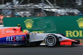 World © Octane Photographic Ltd. Manor Marussia F1 Team MR03B – Roberto Merhi. Saturday 4th July 2015, F1 British GP Qualifying, Silverstone, UK. Digital Ref: