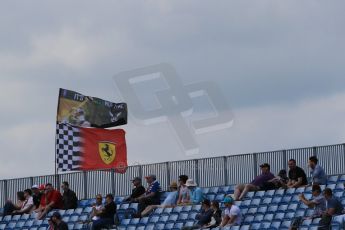 World © Octane Photographic Ltd. Mercedes AMG Petronas F1 – Lewis Hamilton flags. Saturday 4th July 2015, F1 British GP Qualifying, Silverstone, UK. Digital Ref: 1335LB1D5283