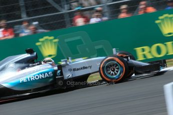 World © Octane Photographic Ltd. Mercedes AMG Petronas F1 W06 Hybrid – Lewis Hamilton. Saturday 4th July 2015, F1 British GP Qualifying, Silverstone, UK. Digital Ref: 1335LB1D5334