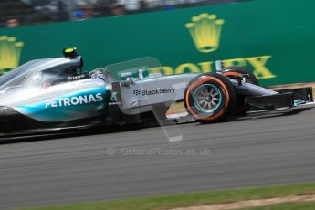 World © Octane Photographic Ltd. Mercedes AMG Petronas F1 W06 Hybrid – Nico Rosberg. Saturday 4th July 2015, F1 Qualifying, Silverstone, UK. Digital Ref: 1335LB5D9452
