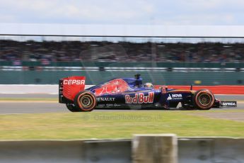 World © Octane Photographic Ltd. Scuderia Toro Rosso STR10 – Max Verstappen. Saturday 4th July 2015, F1 British GP Qualifying, Silverstone, UK. Digital Ref: 1335LB5D9481