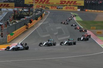 World © Octane Photographic Ltd. Williams Martini Racing FW37 – Valtteri Bottas. Sunday 5th July 2015, F1 British GP Race, Silverstone, UK. Digital Ref: 1341LB1D6552