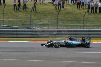 World © Octane Photographic Ltd. Mercedes AMG Petronas F1 W06 Hybrid – Lewis Hamilton. Sunday 5th July 2015, F1 British GP Race, Silverstone, UK. Digital Ref: 1341LB1D6557