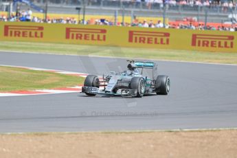 World © Octane Photographic Ltd. Mercedes AMG Petronas F1 W06 Hybrid – Nico Rosberg. Sunday 5th July 2015, F1Race, Silverstone, UK. Digital Ref: 1341LB1D6603