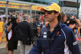 World © Octane Photographic Ltd. Sauber F1 Team C34-Ferrari – Felipe Nasr. Sunday 5th July 2015, F1 British GP Race - Grid Silverstone, UK. Digital Ref: 1340LB5D9774