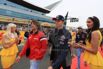 World © Octane Photographic Ltd. Infiniti Red Bull Racing RB11 – Daniil Kvyat. Sunday 5th July 2015, F1 British GP Race - Grid, Silverstone, UK. Digital Ref: 1340LB5D9788