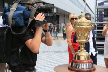 World © Octane Photographic Ltd. Sunday 5th July 2015, Winners trophy. F1 British GP Paddock, Silverstone, UK. Digital Ref: 1340LB5D9802
