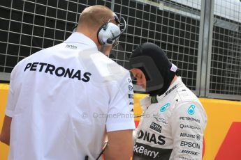 World © Octane Photographic Ltd. Mercedes AMG Petronas F1 W06 Hybrid – Nico Rosberg. Sunday 5th July 2015, F1 Race - Grid, Silverstone, UK. Digital Ref: 1340LB5D9934