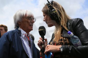 World © Octane Photographic Ltd. Bernie Ecclestone. Sunday 5th July 2015, F1 British GP F1 Race - Grid, Silverstone, UK. Digital Ref: 1340LB5D9939