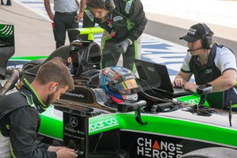 World © Octane Photographic Ltd. Friday 3rd July 2015. Status Grand Prix – Richie Stanaway. GP2 Practice – Silverstone, UK. Digital Ref. : 1329JM1D3197