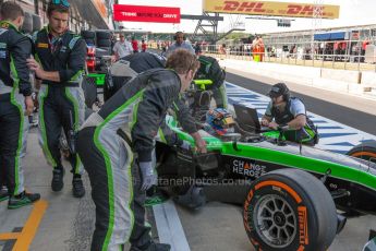 World © Octane Photographic Ltd. Friday 3rd July 2015. Status Grand Prix – Richie Stanaway. GP2 Practice – Silverstone, UK. Digital Ref. : 1329JM1D3200