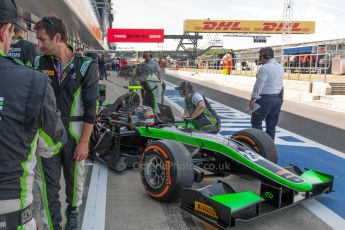 World © Octane Photographic Ltd. Friday 3rd July 2015. Status Grand Prix – Richie Stanaway. GP2 Practice – Silverstone, UK. Digital Ref. : 1329JM1D3201