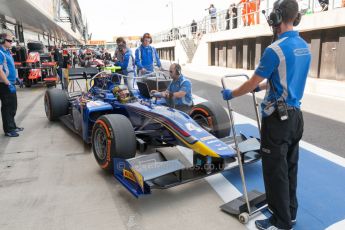 World © Octane Photographic Ltd. Friday 3rd July 2015. Carlin – Johnny Cecotto. GP2 Practice – Silverstone, UK. Digital Ref. : 1329JM1D3210