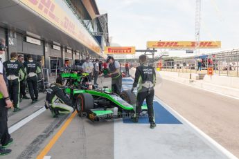 World © Octane Photographic Ltd. Friday 3rd July 2015. Status Grand Prix – Richie Stanaway. GP2 Practice – Silverstone, UK. Digital Ref. : 1329JM1D3219