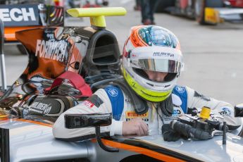 World © Octane Photographic Ltd. Friday 3rd July 2015. Hilmer Motorsport – Jon Lancaster. GP2 Practice – Silverstone, UK. Spain. Digital Ref. : 1329JM1D3848