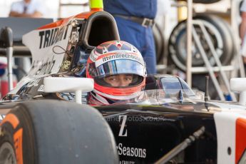 World © Octane Photographic Ltd. Friday 3rd July 2015. Trident – Rene Binder. GP2 Practice – Silverstone, UK. Digital Ref. : 1329JM1D3857