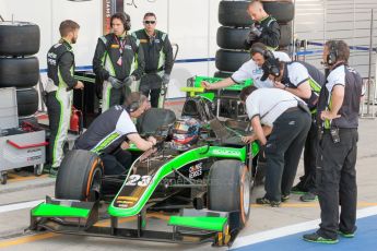 World © Octane Photographic Ltd. Friday 3rd July 2015. Status Grand Prix – Richie Stanaway. GP2 Practice – Silverstone, UK. Digital Ref. : 1329JM1D3869