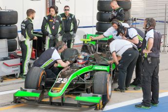 World © Octane Photographic Ltd. Friday 3rd July 2015. Status Grand Prix – Richie Stanaway. GP2 Practice – Silverstone, UK. Digital Ref. : 1329JM1D3869