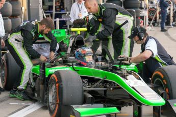 World © Octane Photographic Ltd. Friday 3rd July 2015. Status Grand Prix – Richie Stanaway. GP2 Practice – Silverstone, UK. Digital Ref. : 1329JM1D3903