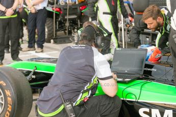 World © Octane Photographic Ltd. Friday 3rd July 2015. Status Grand Prix – Richie Stanaway. GP2 Practice – Silverstone, UK. Digital Ref. : 1329JM1D3909