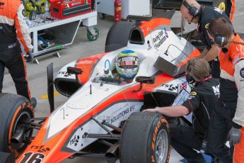 World © Octane Photographic Ltd. Friday 3rd July 2015. MP Motorsport – Oliver Rowland. GP2 Practice – Silverstone, UK. Digital Ref. : 1329JM1D3921