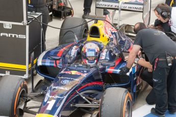 World © Octane Photographic Ltd. Friday 3rd July 2015. DAMS – Pierre Gasly. GP2 Practice – Silverstone, UK. Digital Ref. : 1329JM1D3926